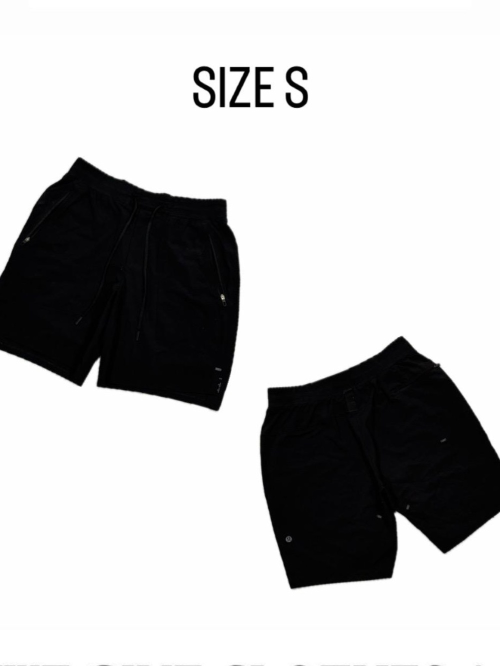 Lululemon Athletica Gym Shorts with Zip Pockets - Black - Men's Size [S]